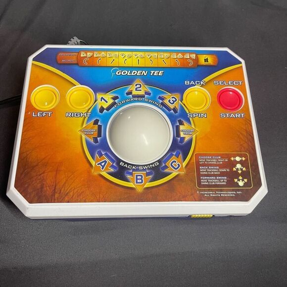 Golden Tee Golf Plug And Play Home TV Edition Game 2011 Jakks Pacific Tested